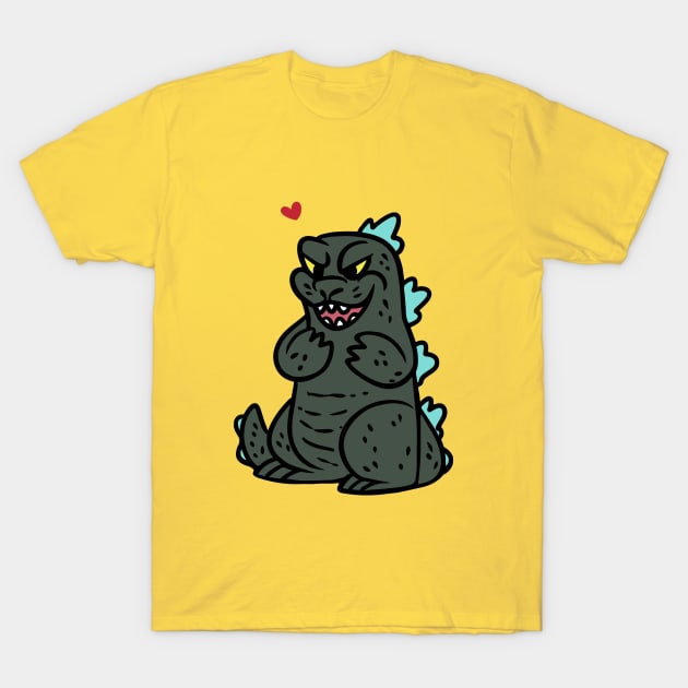 Heart Gojira T-Shirt by therealfirestarter